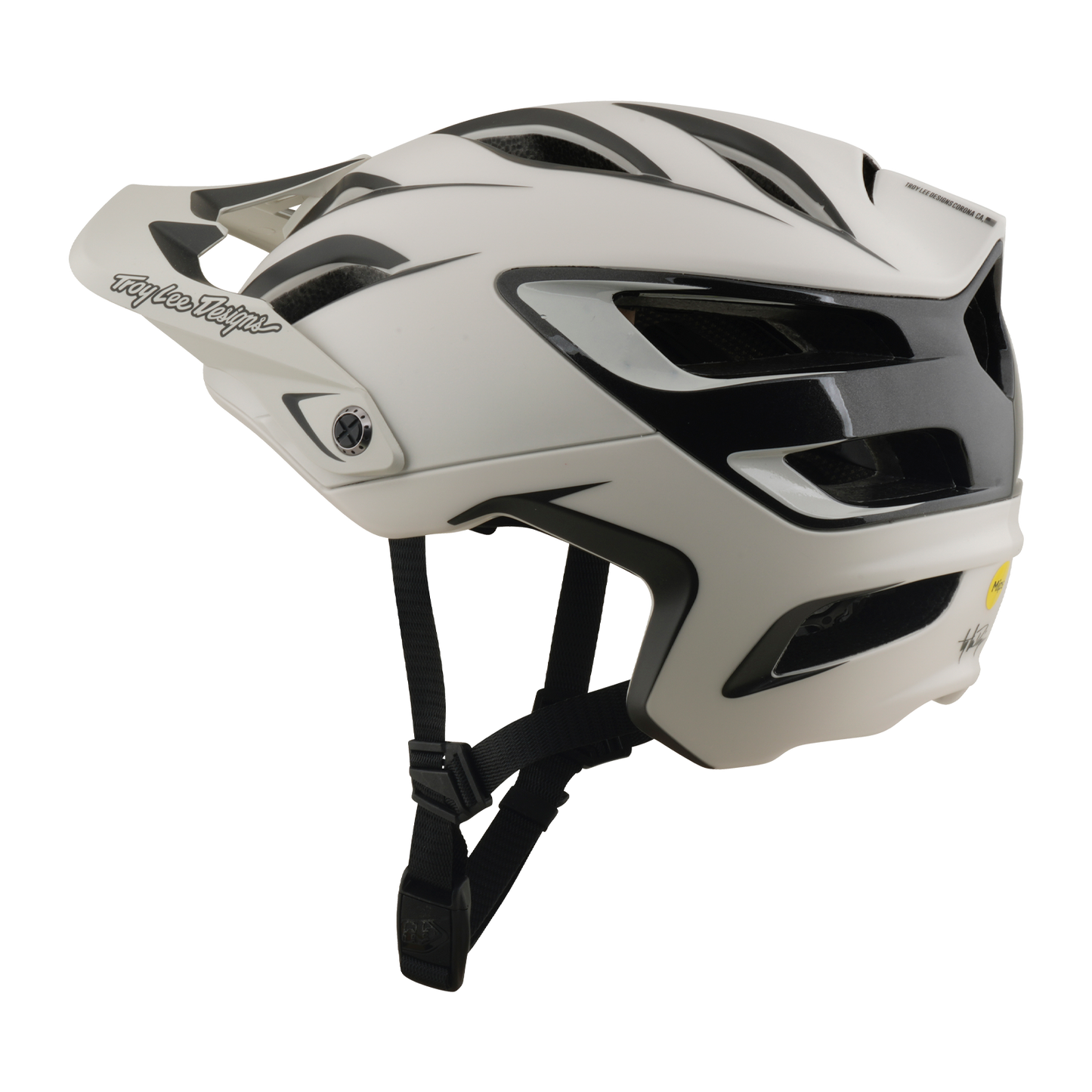 TROY LEE DESIGNS A3 MIPS UNO PUMICE MTB Helm Wit