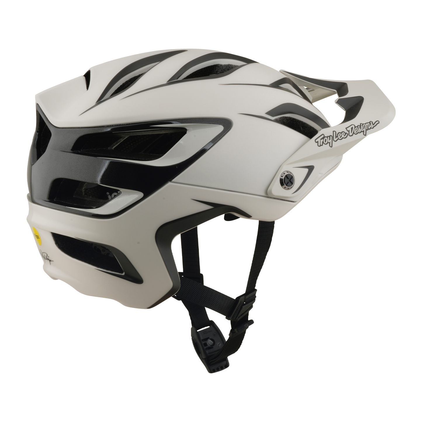 TROY LEE DESIGNS A3 MIPS UNO PUMICE MTB Helm Wit