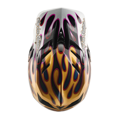 Casque VTT TROY LEE DESIGNS D4 CARBON MIPS Overspray Gold/Noir
