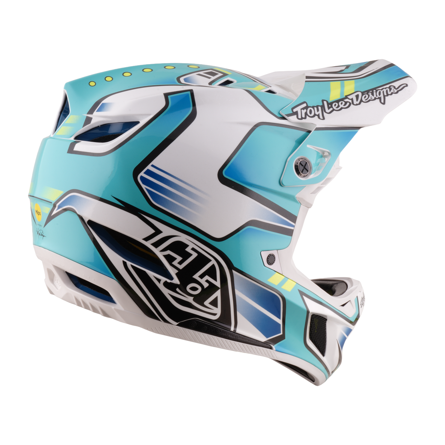 MTB-helm TROY LEE DESIGNS D4 COMPOSITE MIPS CREST ECHT GROEN