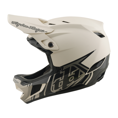 Casque VTT TROY LEE DESIGNS D4 COMPOSITE MIPS STEALTH PUMICE Blanc