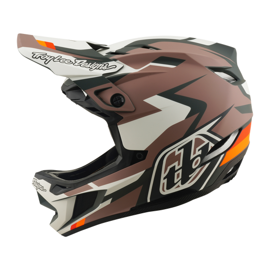 TROY LEE DESIGNS D4 POLYACRYLITE MIPS ROAMER Clay MTB Helm