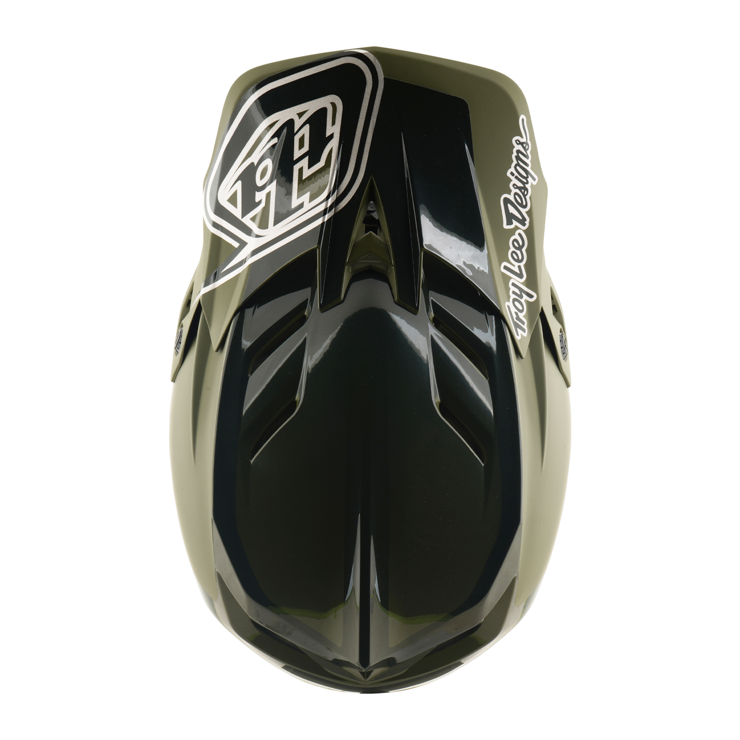 TROY LEE DESIGNS D4 POLYACRYLITE MIPS SHADOW BEETLE MTB Helm Khaki