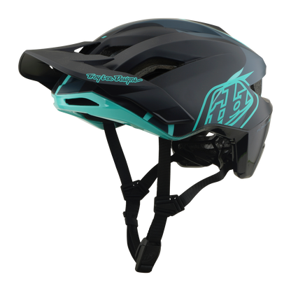 MTB-helm TROY LEE DESIGNS FLOWLINE SE MIPS BADGE Carbon/Blauw