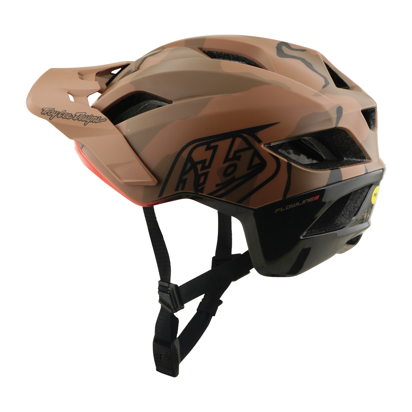 MTB Helm TROY LEE DESIGNS FLOWLINE SE MIPS SIENNA Camo