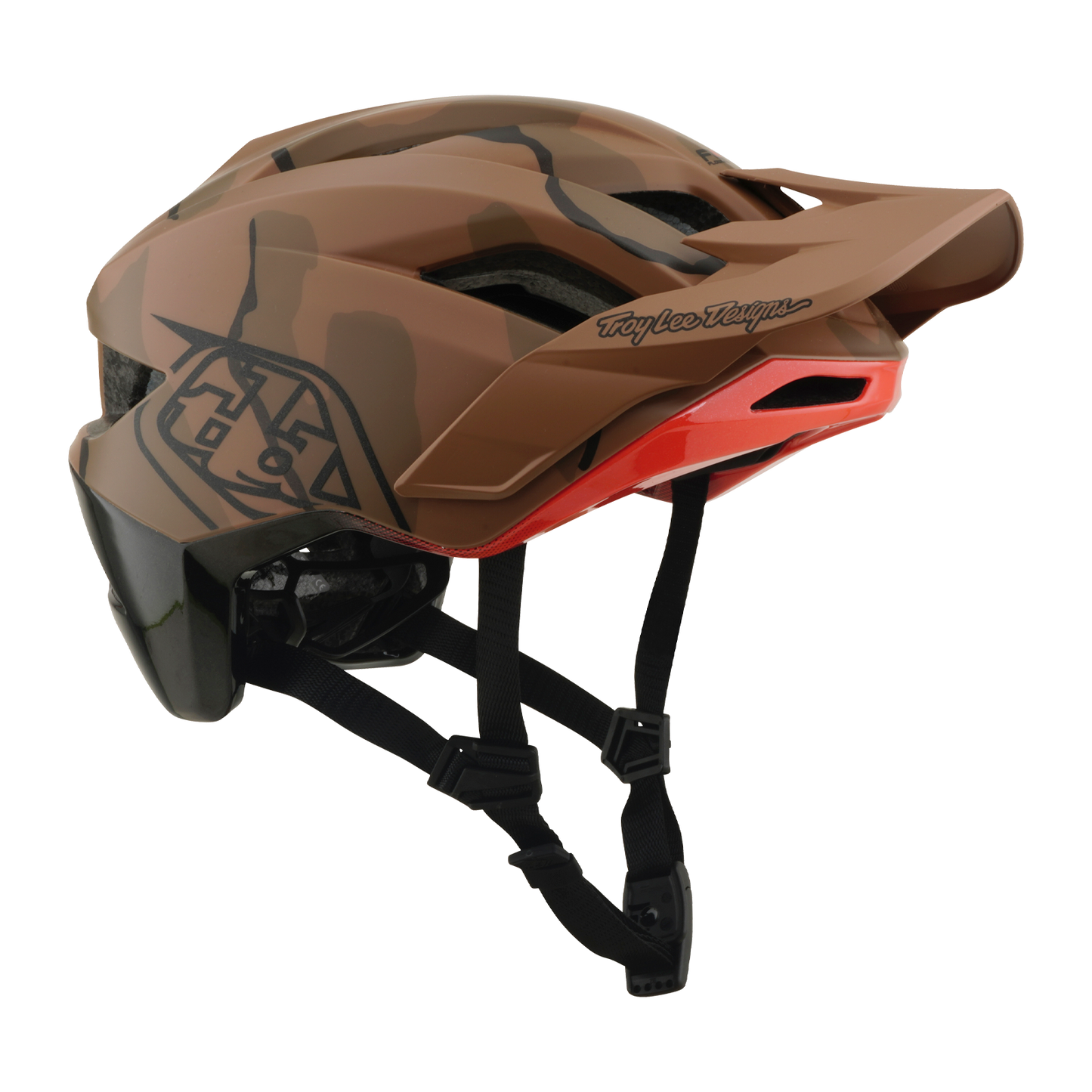 MTB Helm TROY LEE DESIGNS FLOWLINE SE MIPS SIENNA Camo