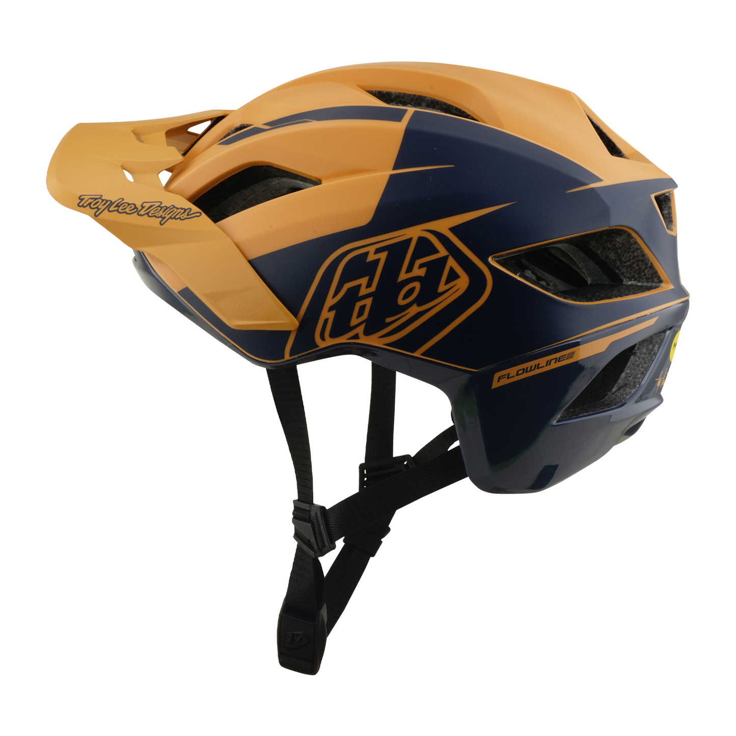 Casque VTT TROY LEE DESIGNS FLOWLINE SE MIPS HYDRO Moutarde/Noir