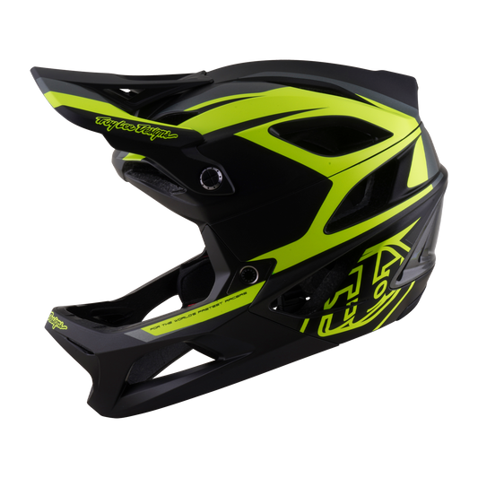 Casque VTT TROY LEE DESIGNS STAGE 2 HIGH VIZ Charcoal/Jaune