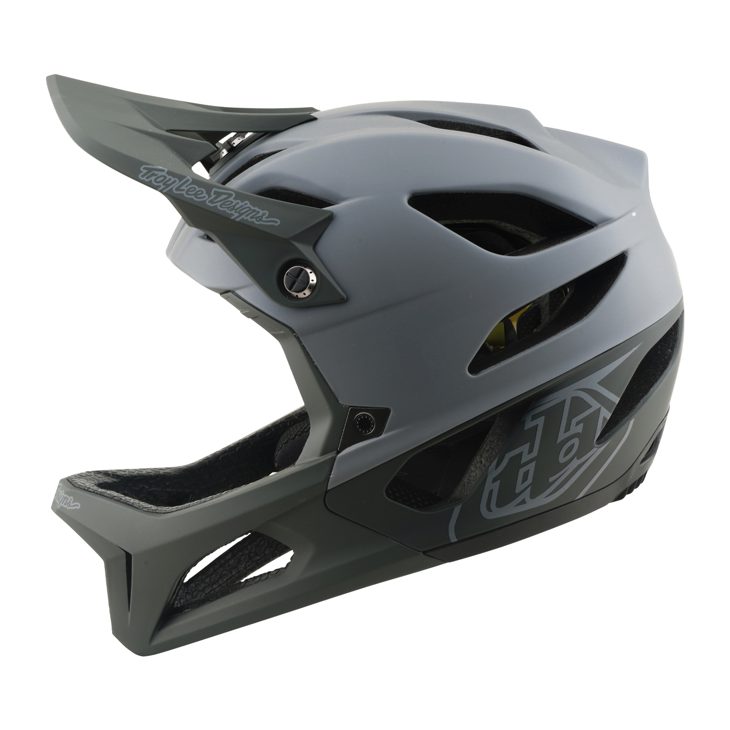 TROY LEE DESIGNS STAGE MIPS DRONE MTB Helm Grijs