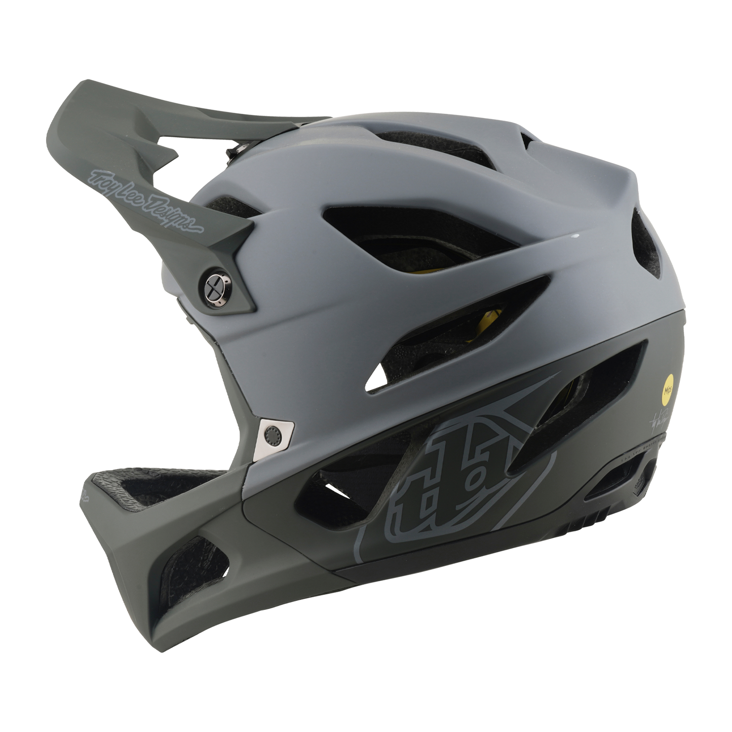 TROY LEE DESIGNS STAGE MIPS DRONE MTB Helm Grijs