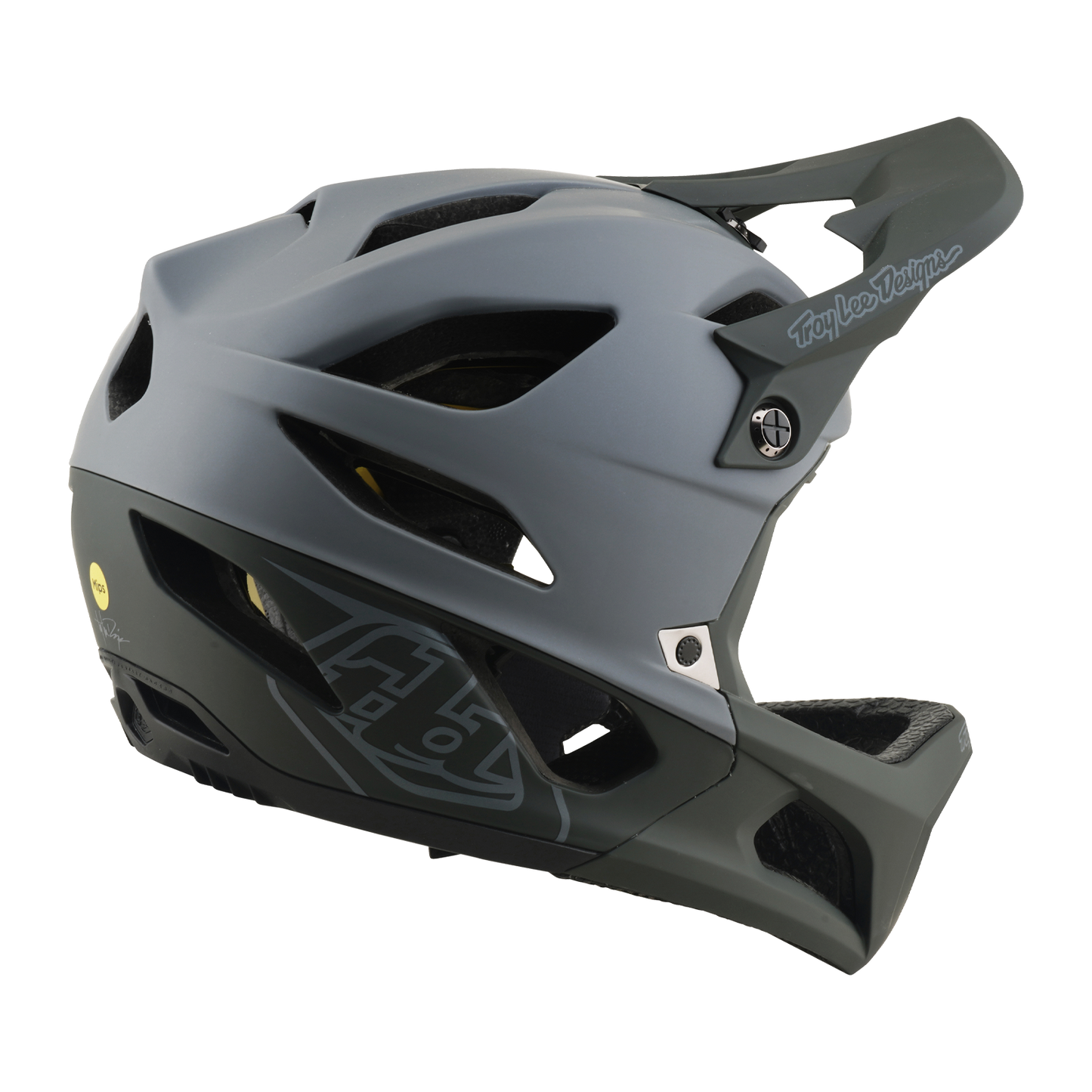 TROY LEE DESIGNS STAGE MIPS DRONE MTB Helm Grijs