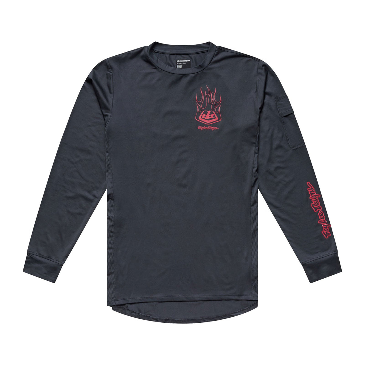 TROY LEE DESIGNS RUCKUS RIDE EMBER fietsshirt met lange mouwen, carbonkleurig