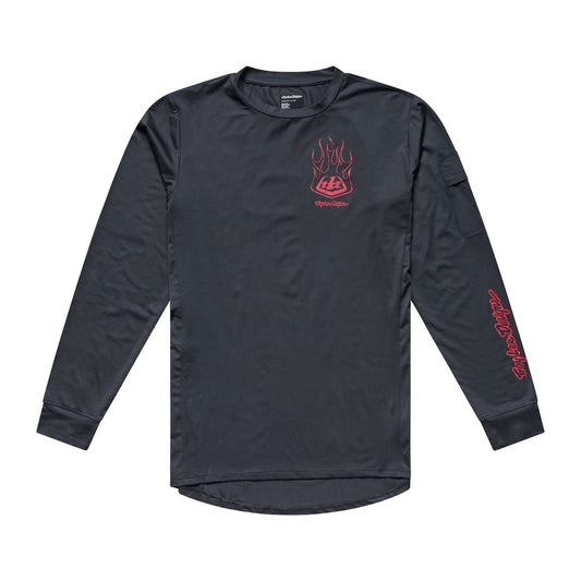 Maillot TROY LEE DESIGNS RUCKUS RIDE EMBER Manches Longues Carbon