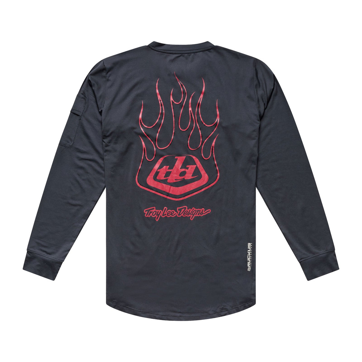 TROY LEE DESIGNS RUCKUS RIDE EMBER fietsshirt met lange mouwen, carbonkleurig