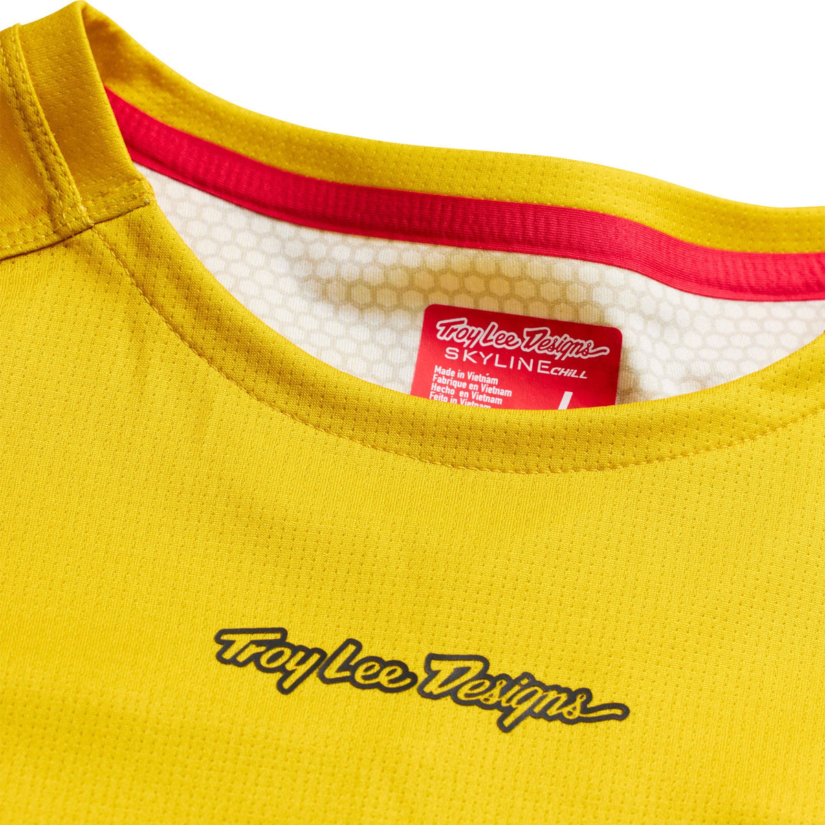 TROY LEE DESIGNS SKYLINE CHILL SWITCHBACK fietsshirt met lange mouwen, zuurgeel