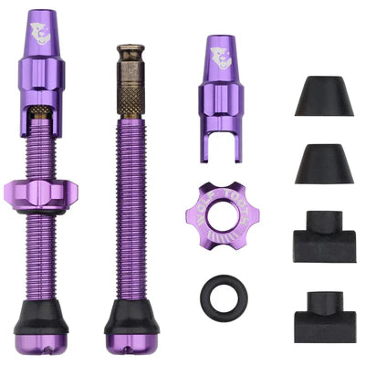 Set van 2 Tubeless Ventielen WOLF TOOTH CLIK VALVE Ultraviolet Paars