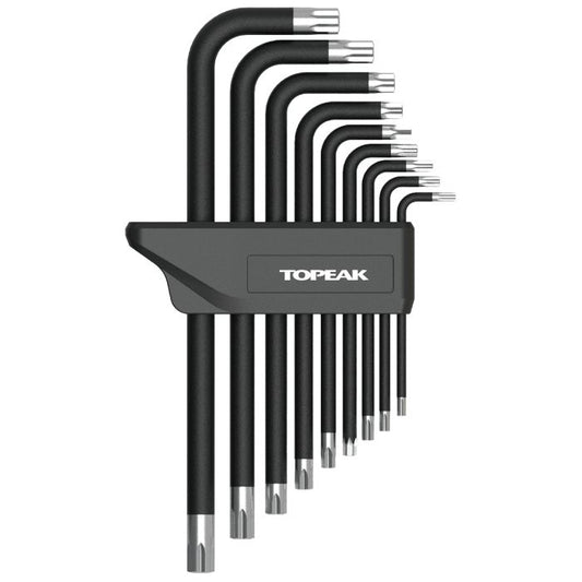 Set van 9 TOPEAK DX Torx steeksleutels