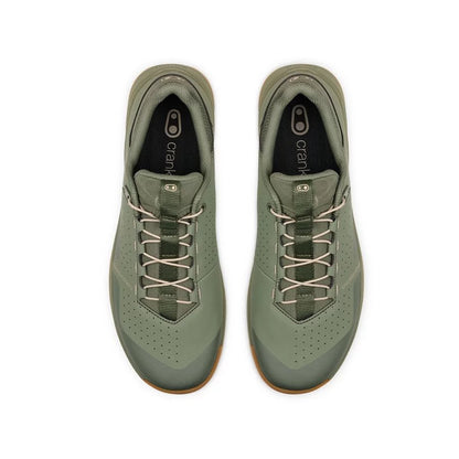 Chaussures VTT CRANKBROTHERS STAMP TRAIL SPEED LACE Vert/Sand/Gum — vue de dessus