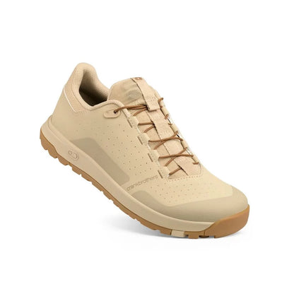 MTB-schoenen CRANKBROTHERS STAMP TRAIL SPEED LACE zand/bruin/gumkleur — driekwartaanzicht