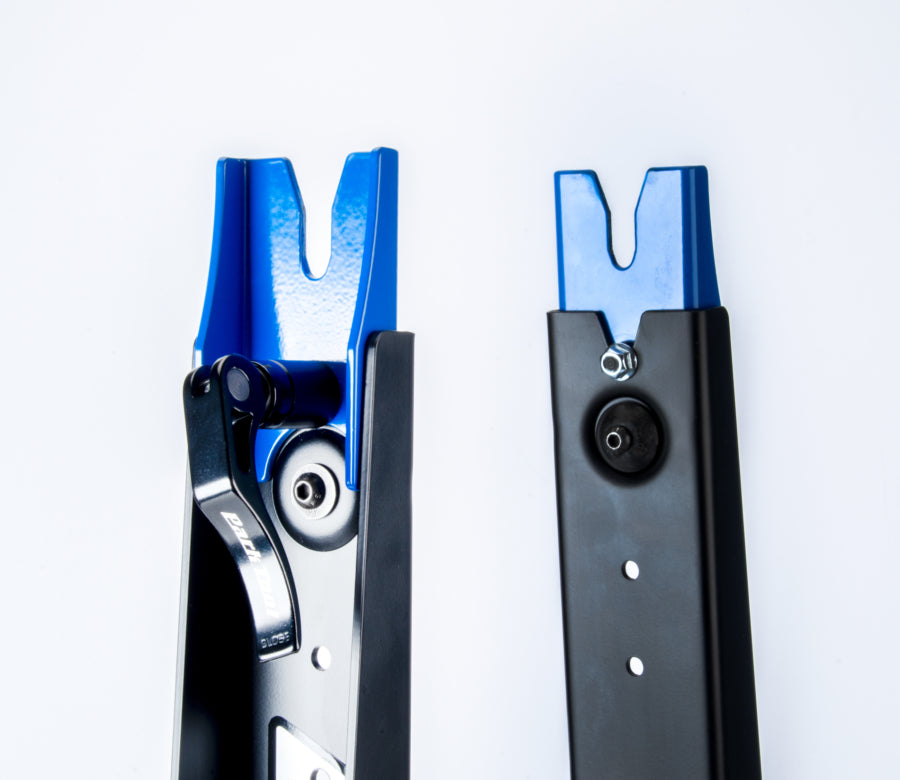 Park Tool TS-4EB op een TS-4.3-wielrichter