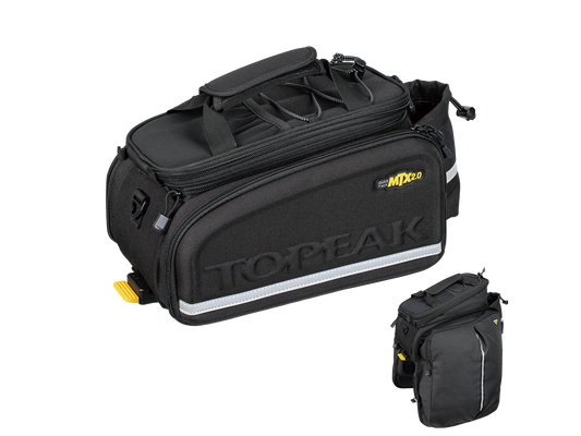Bagagedraagtas TOPEAK MTX TRUNKBAG DXP - MTX 2.0 19.4L Zwart