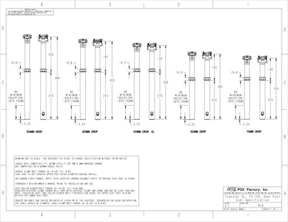 Telescopische Zadelpen FOX TRANSFER SL PERFORMANCE ELITE