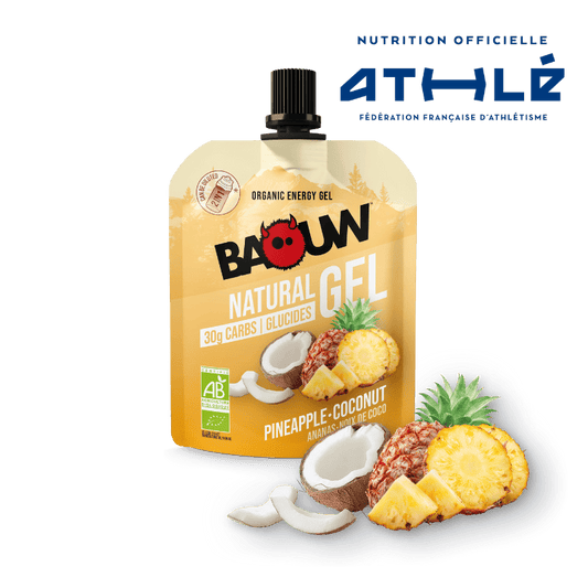 Gel Énergétique BAOUW BIO Ananas/Noix de Coco (85g)