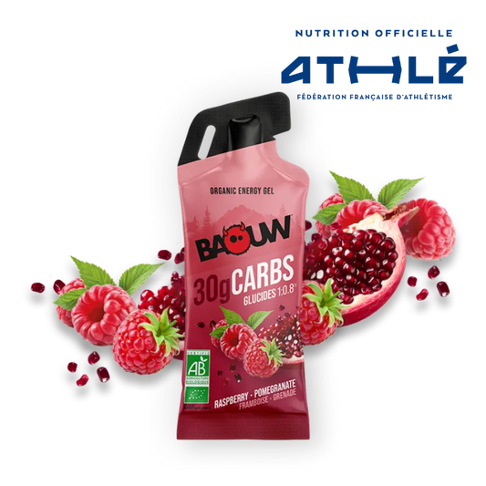 Energiegel BAOUW Framboos/Granaatappel (44g)