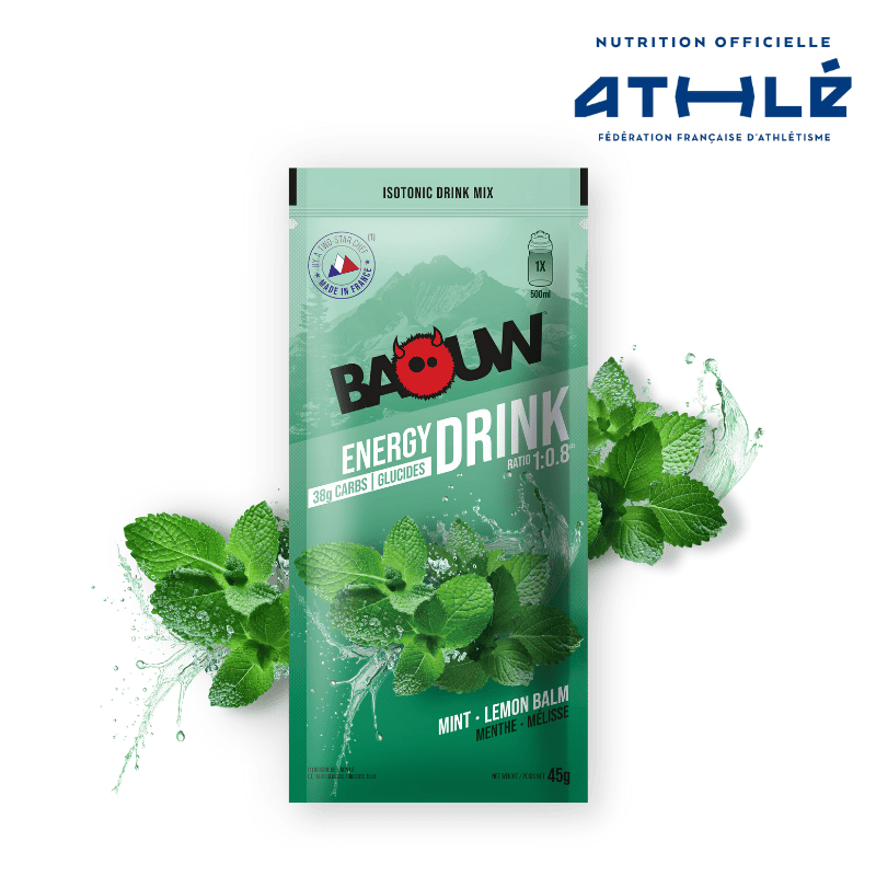 BAOUW ISOTONIC Energiedrank (45g) Mint/Melissa