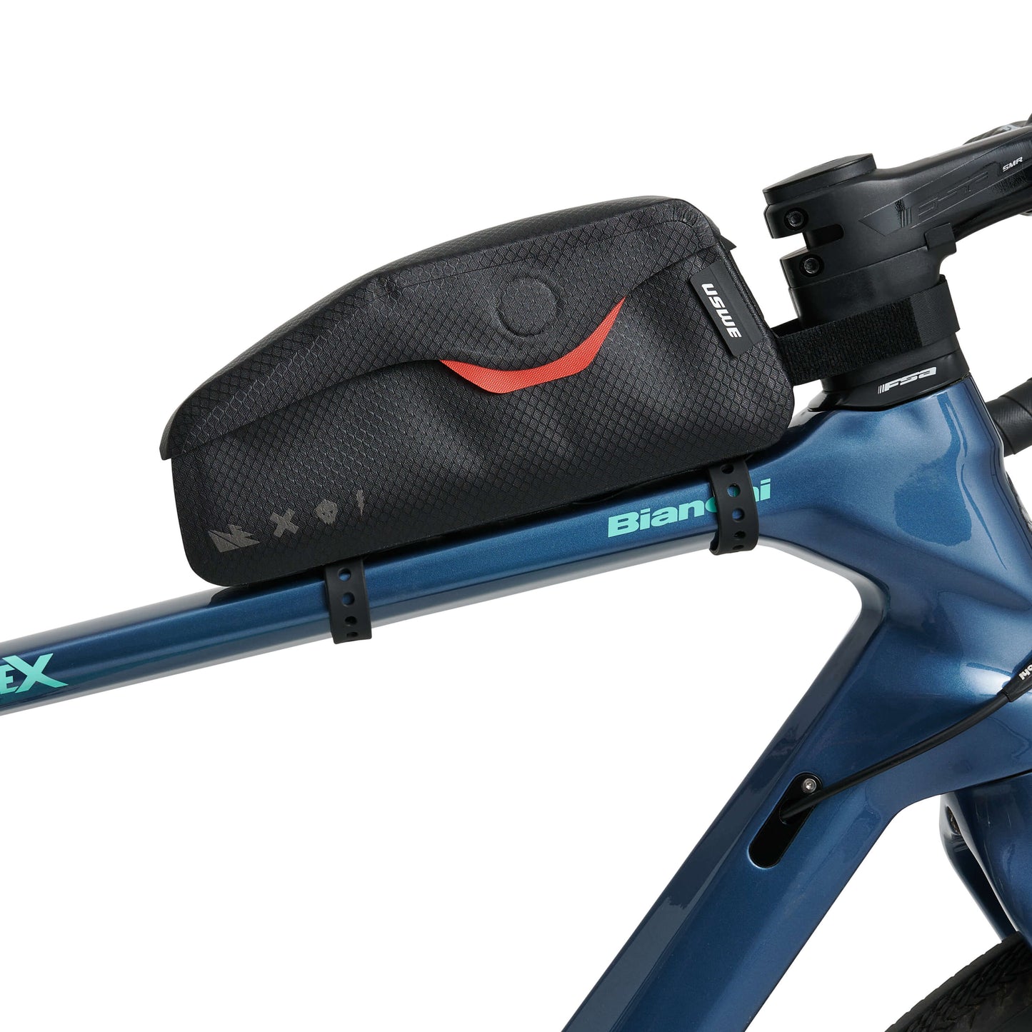 USWE TOP TUBE MAGNETIC 1,2 L zwarte frametas
