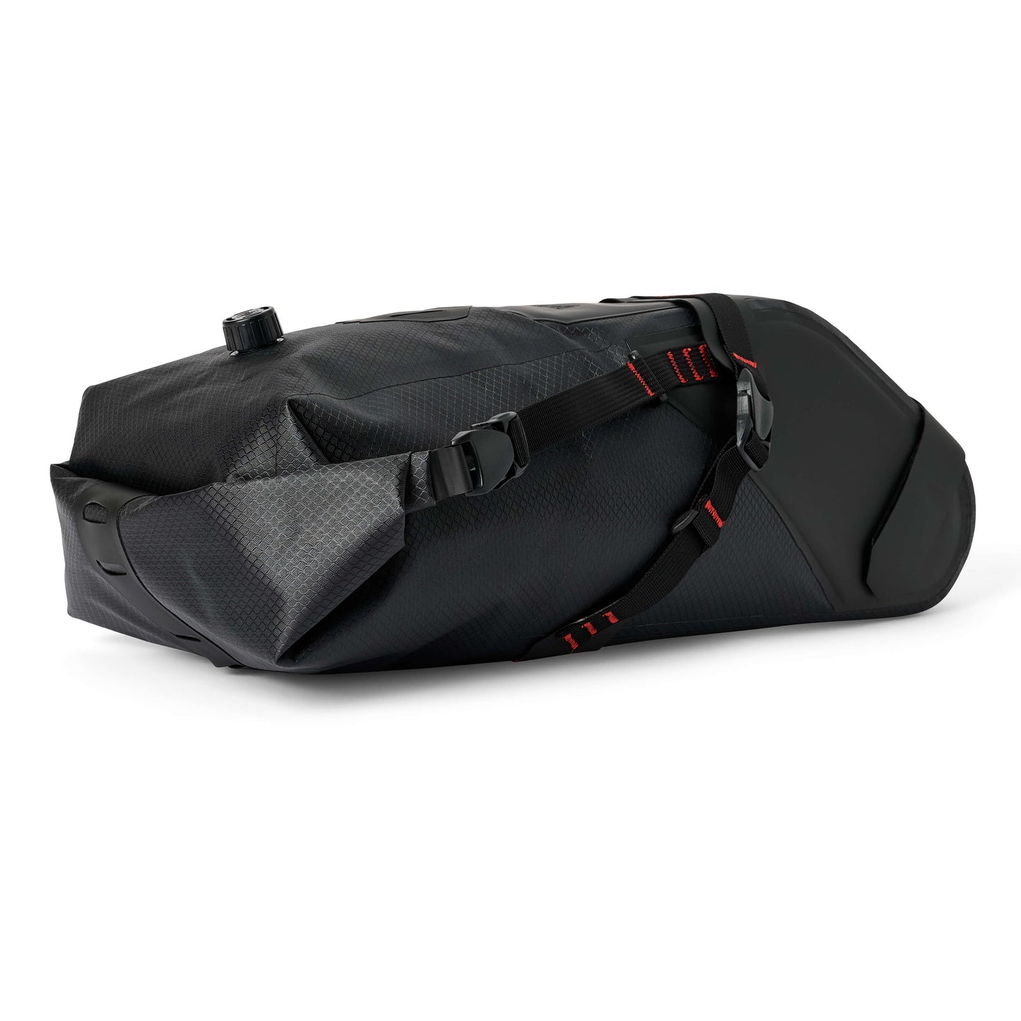 USWE ROLLTOP SADDLE BAG 9 L zwarte zadeltas