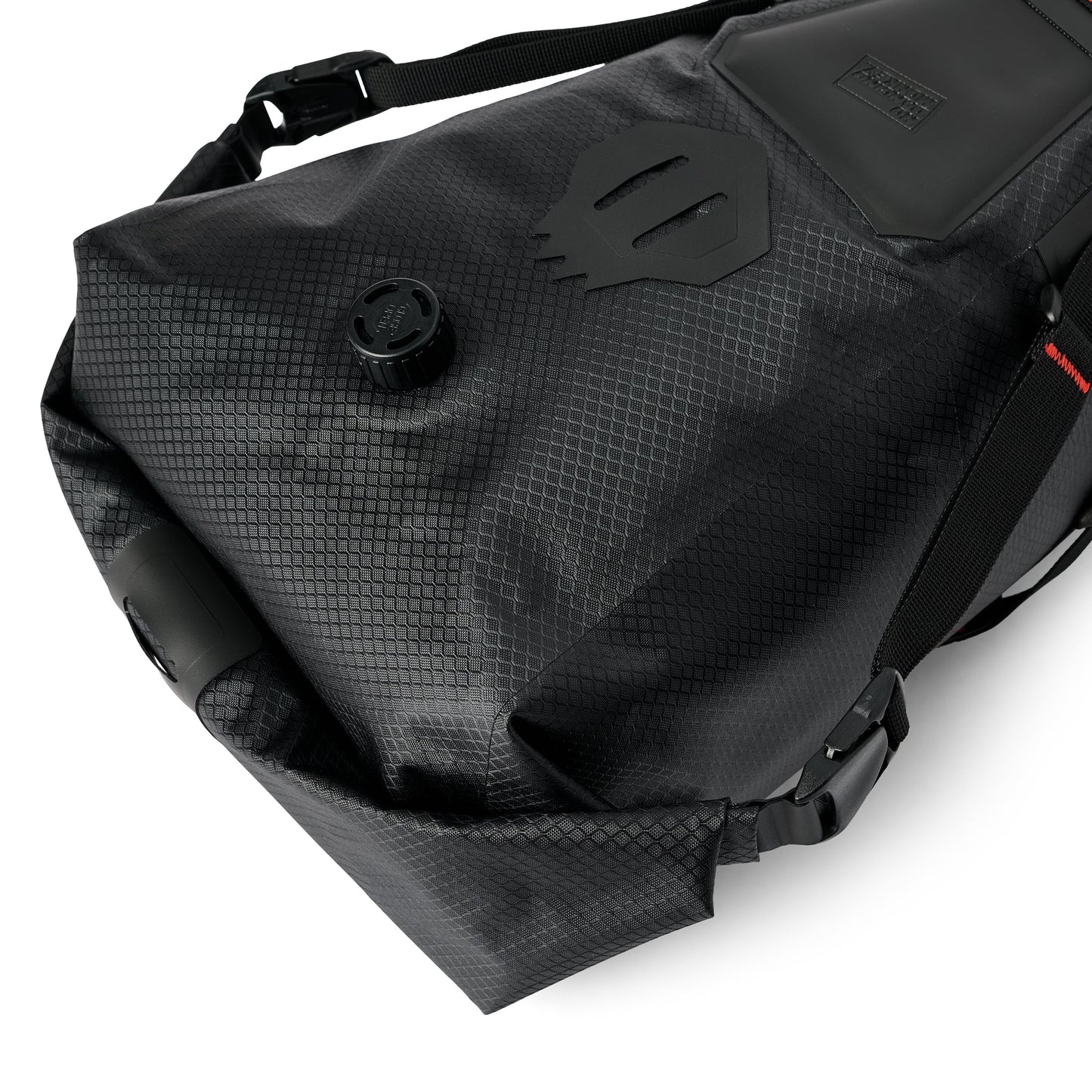 USWE ROLLTOP SADDLE BAG 9 L zwarte zadeltas