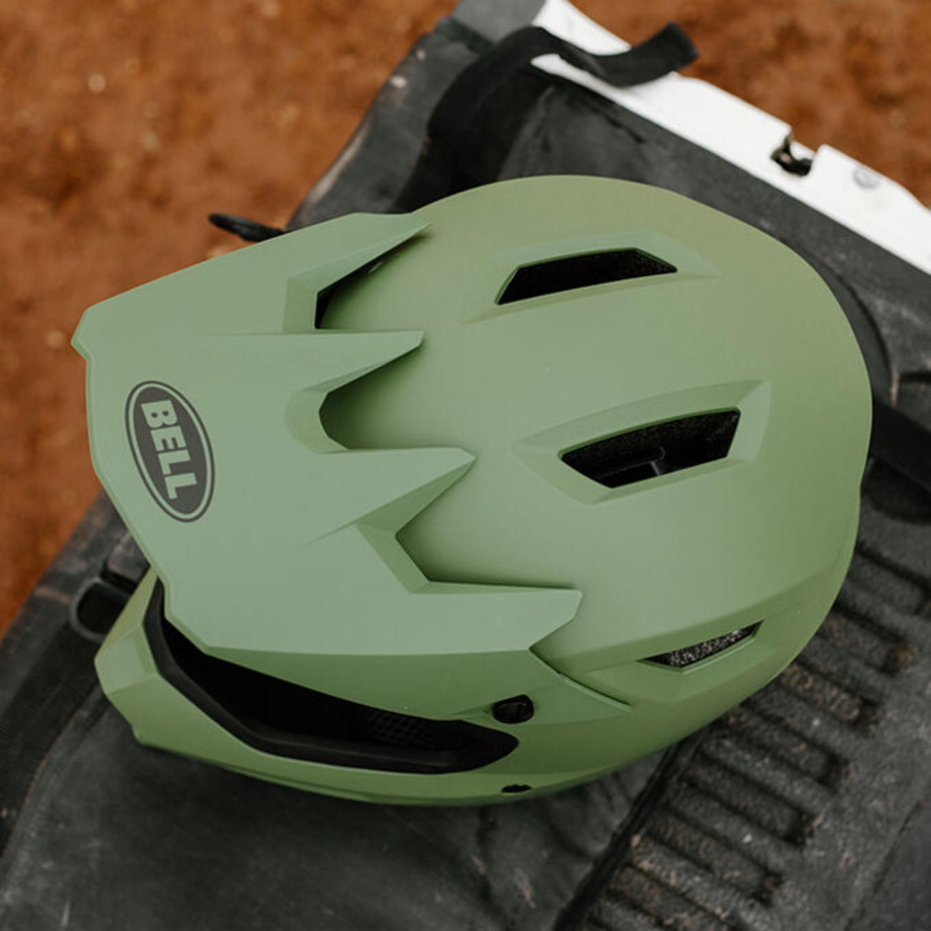 BELL SANCTION 2 MTB Helm Matgroen