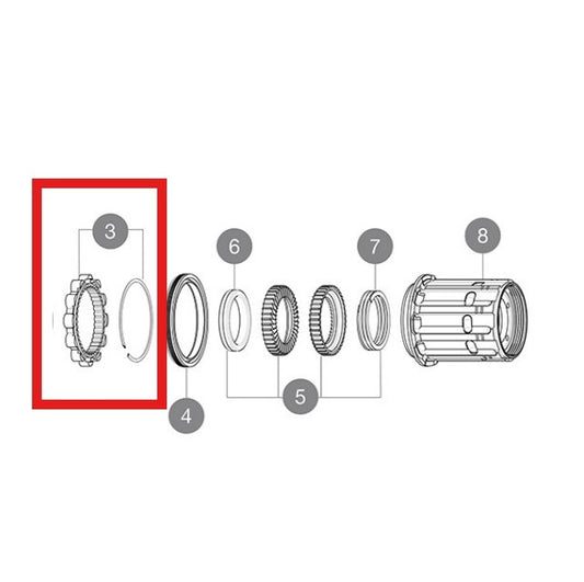 Kit Ratchet MAVIC pour Système ID360 ≥ 2017