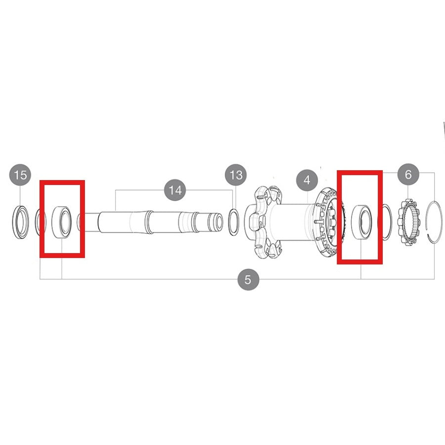 KIT MAVIC ID360 LAGERS 15X26X7 + 17X28X7