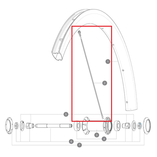 SET 2 NIET-AANGEDREVEN SPAKEN VOOR/ACHTER GESTANST ROESTVRIJ 268 COSMIC PRO CARBON UST