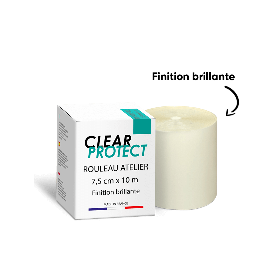 Zelfklevende framebescherming CLEARPROTECT FASTOTAPE glanzend 10 m x 7,5 cm