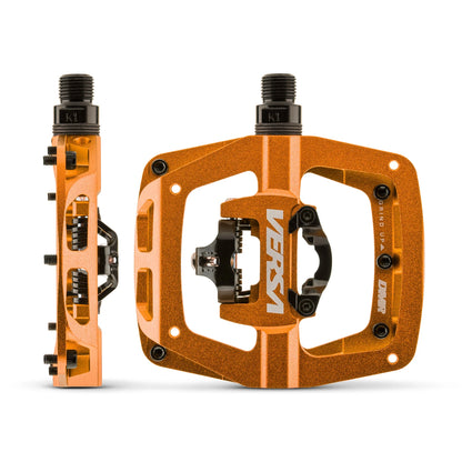 Platte / Automatische Pedalen DMR VERSA Oranje