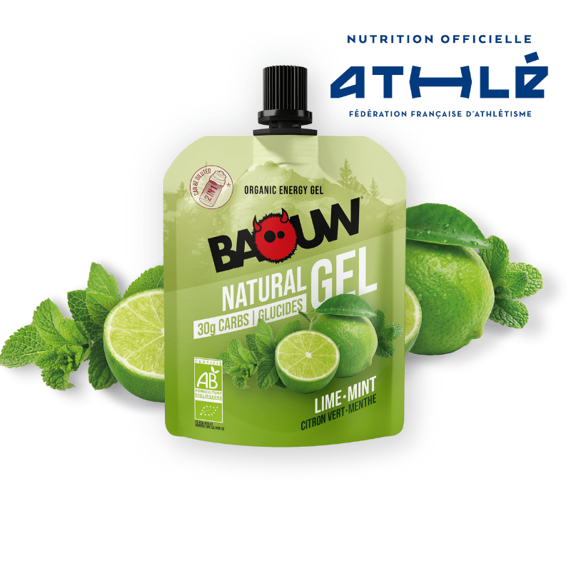 Gel Énergétique BAOUW BIO Citron Vert/Menthe (85g)