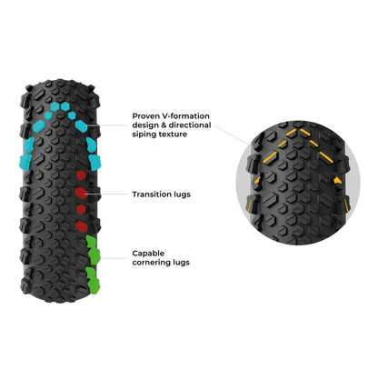 Band VITTORIA TERRENO T50 MIXED Gravel Endurance 700c Tubeless Ready Soepel Bruin