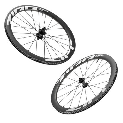 Wielenpaar ZIPP 404 S A1 Tubeless Ready (Center Lock) Zwart/Wit