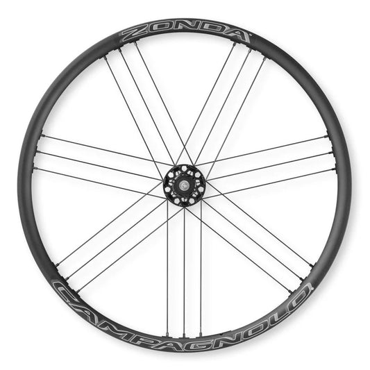 CAMPAGNOLO ZONDA DISC voorwiel met banden (Center Lock)