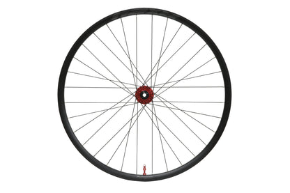 HOPE RX24 700C aluminium voorwiel met rode Pro 5-naaf