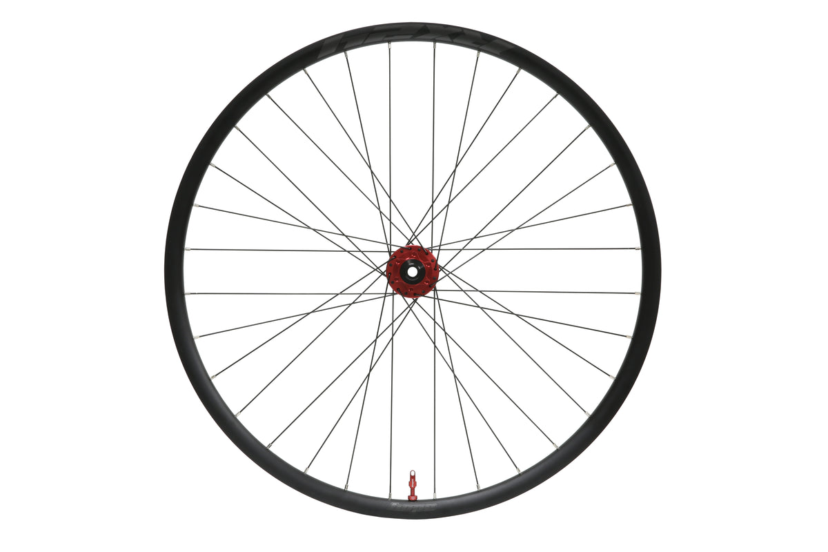 HOPE RX24 700C aluminium voorwiel met rode Pro 5-naaf