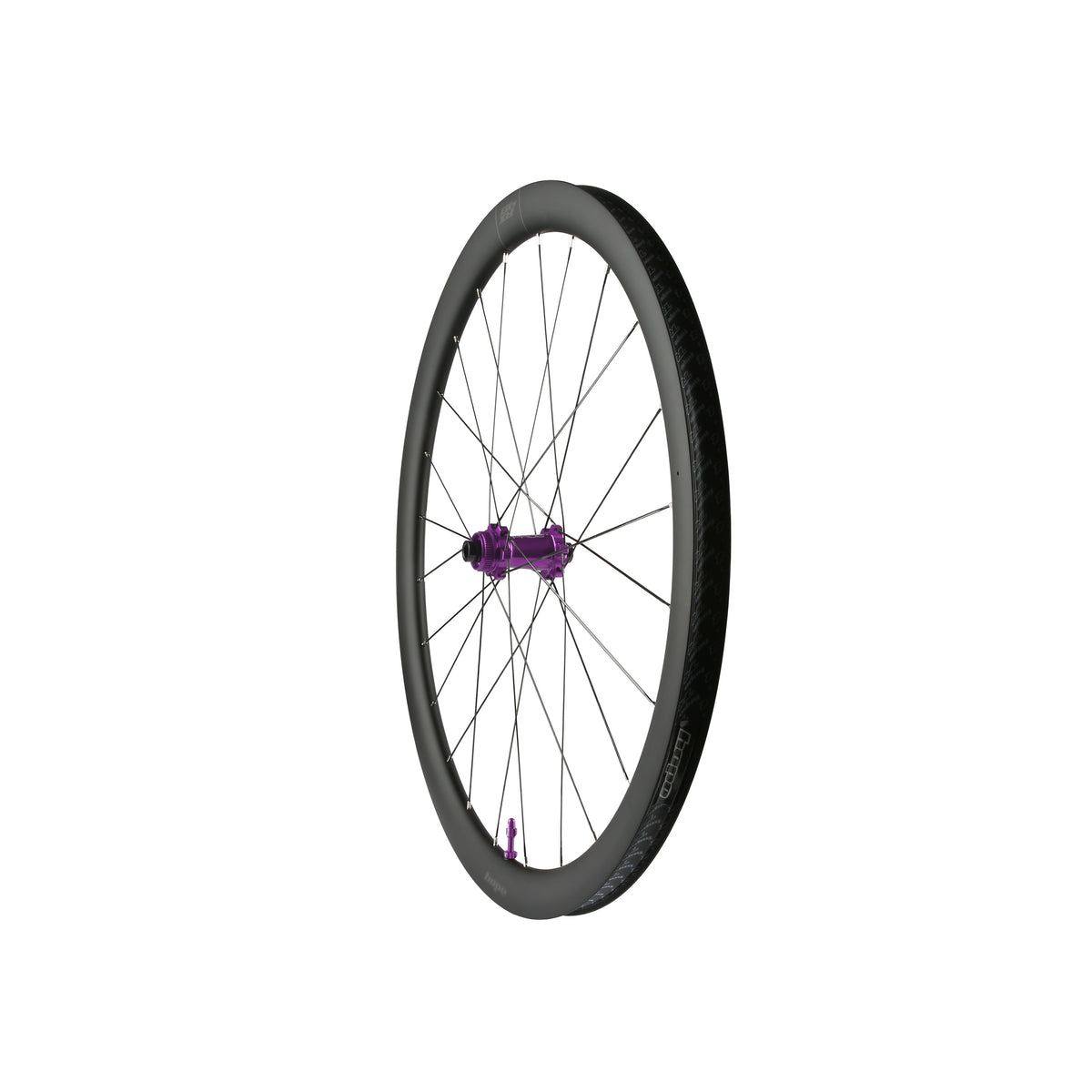 HOPE RX40 700C carbon voorwiel, Pro 5-naaf in paars
