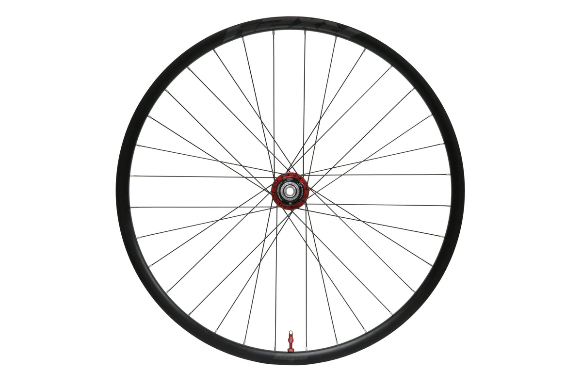 Aluminium HOPE RX24 700C-achterwiel met rode Pro 5-naaf