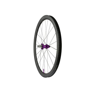 Roue arrière HOPE RX40 700C carbone, moyeu Pro 5 Violet