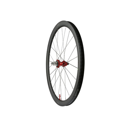 Roue arrière HOPE RX40 700C carbone, moyeu Pro 5 Rouge