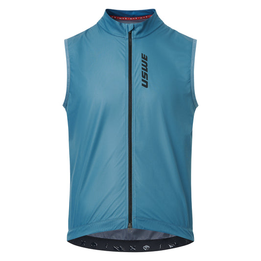 USWE WIND GRAVEL Mouwloos Jasje Blauw