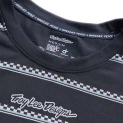 Maillot TROY LEE DESIGNS LILIUM RIDE CHECKED OUT Femme Manches Courtes Carbon